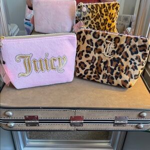 Juicy Couture Pink and Leopard Print Bag Duo